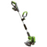 Coupe-bordure sans fil à tète orientable avec batterie et chargeur Verdemax