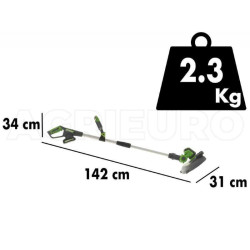 Dimensions du coupe bordure sans fil Verdemax